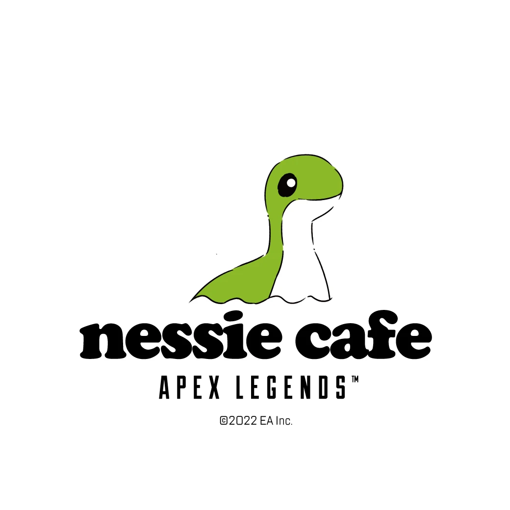 『Apex Legends』初のコラボカフェ「ネッシーカフェ」。ゲーム内のマスコットとして愛されるネッシーがモチーフ。