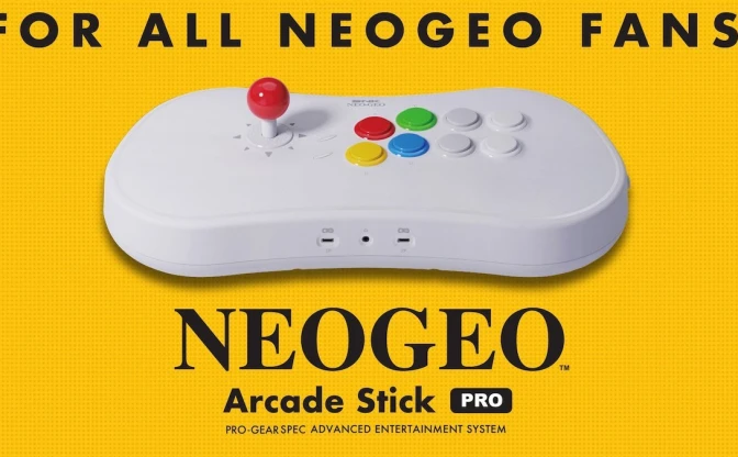 NEOGEOの格ゲー20作をアケコンに内蔵「NEOGEO Arcade Stick Pro」