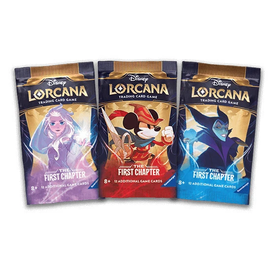『Disney Lorcana』ブースターパック「The First Chapter」の第1弾／画像は<a href="https://www.disneylorcana.com/en-US/product/" target="_blank">『Disney Lorcana』公式サイト</a>から