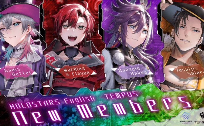 VTuberホロスターズENに新メンバー4人 英語圏グループ「TEMPUS」からデビュー