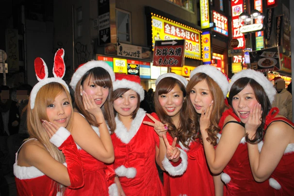 2013年12月24日（火） クリスマスイブの渋谷の様子