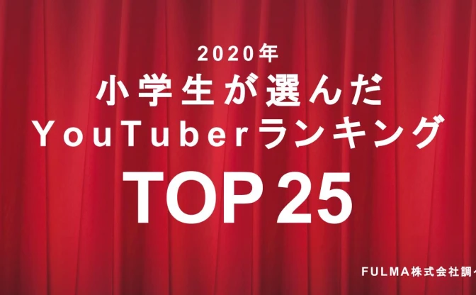 小学生が選んだ「YouTuberランキング2020」 HIKAKINが圧巻の3年連続1位