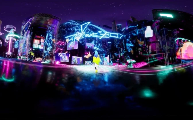 Ado「夜のピエロ」新MVはVRで真価発揮　360度に散らばる大迫力ファンアート