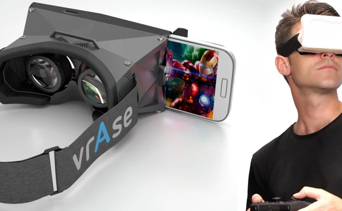 スマホに装着するだけで3D映画が楽しめる次世代デバイス「vrAse」