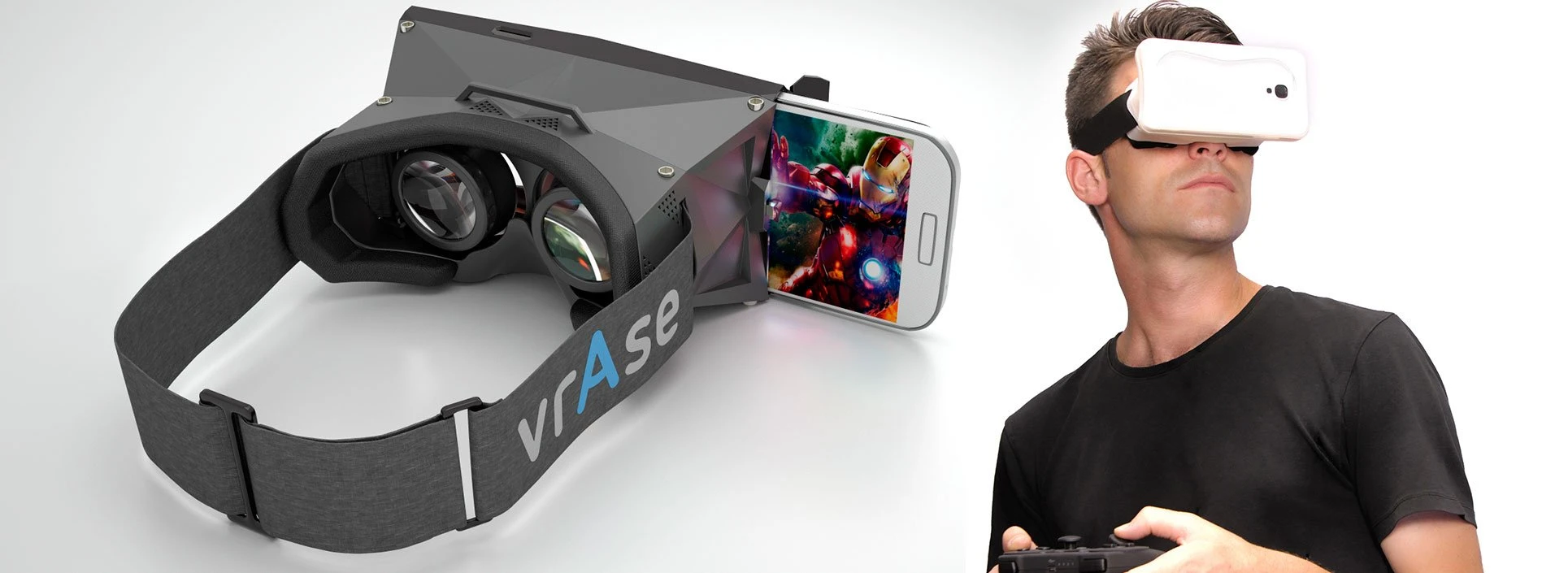 スマホに装着するだけで3D映画が楽しめる次世代デバイス「vrAse」