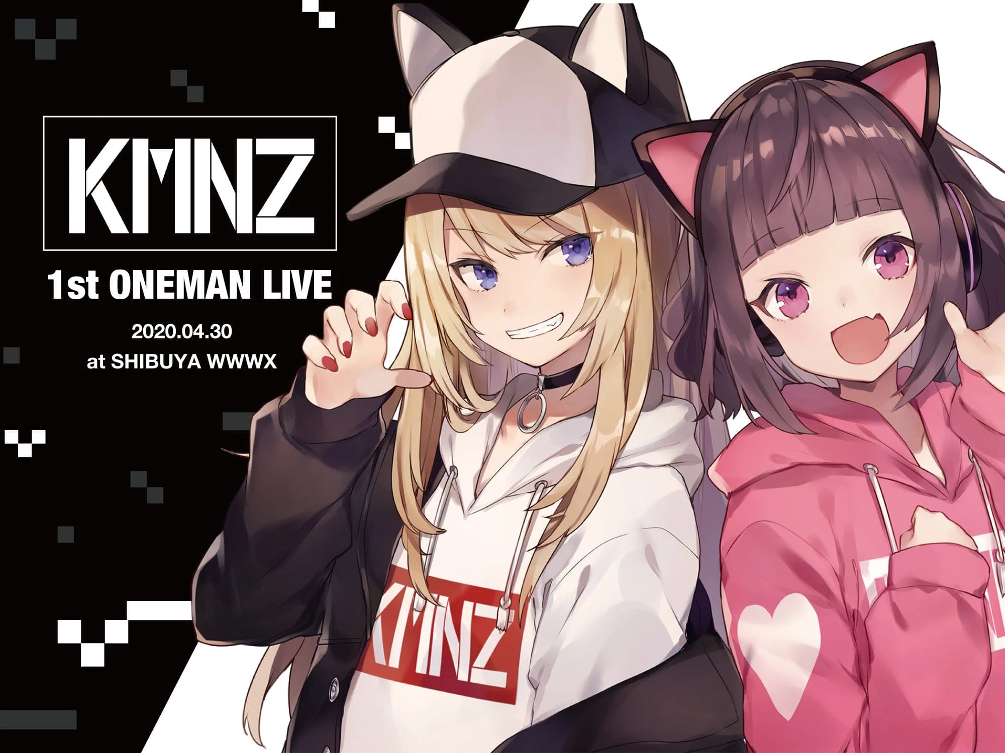 KMNZ 1st ONEMAN LIVE開催決定 / 画像はFictyの公式Twitterよりの画像