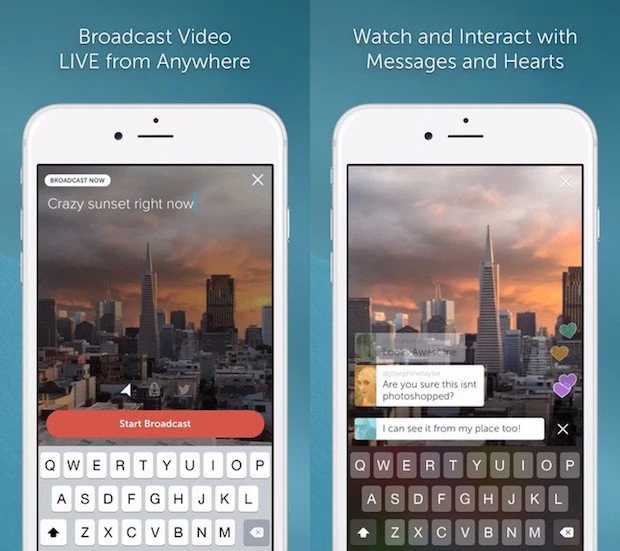 Periscope on the App Store on iTunesより