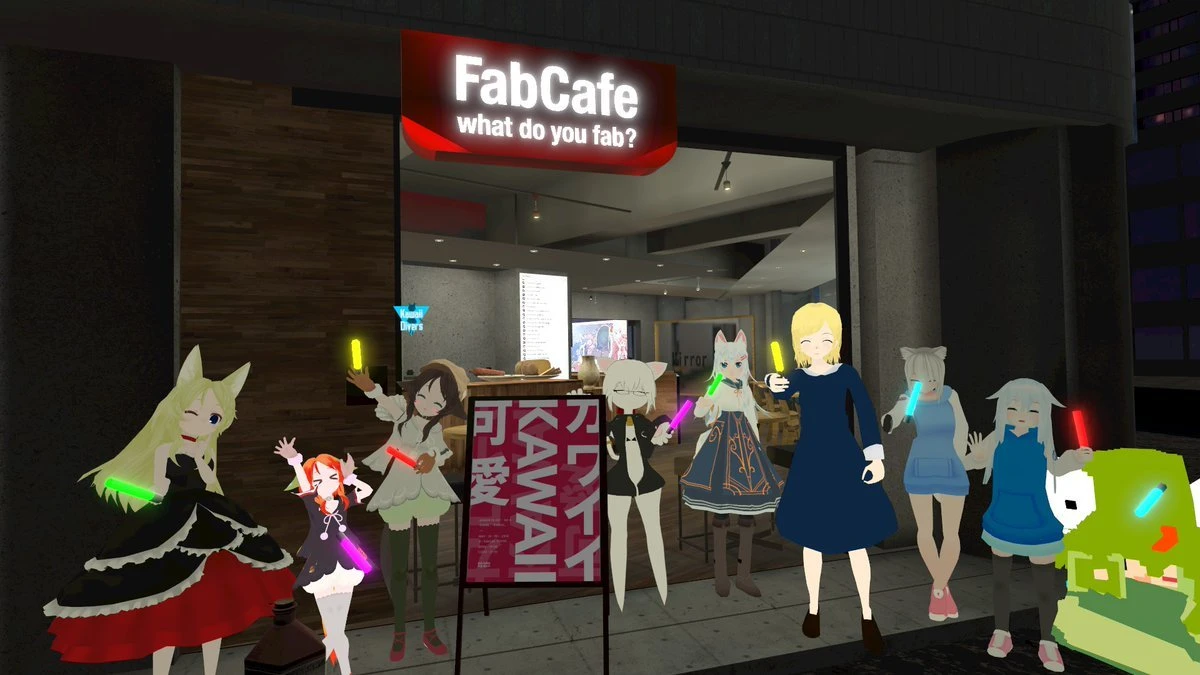 渋谷FabCafeで「VRChat」パーティ　リアルもバーチャルも同時開催