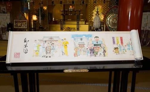 【最終回目前】「こち亀展」で神社奉納の巨体絵巻を展示