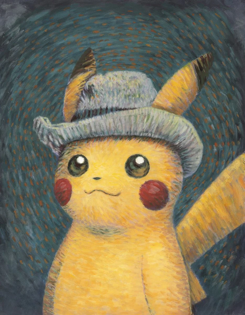 ポケモンがゴッホ美術館とコラボ　ピカチュウがゴッホ風のポスト印象派絵画に