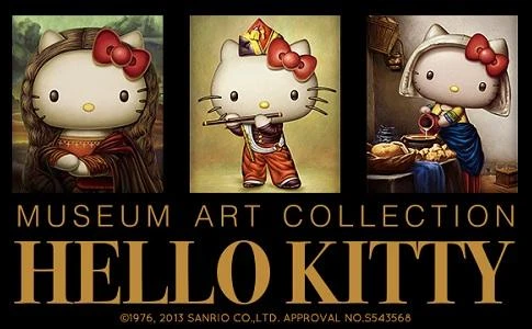ハローキティがダ・ビンチやフェルメールの名画の中に！　『HELLO KITTY MUSEUM ART COLLECTION』新アイテム発売
