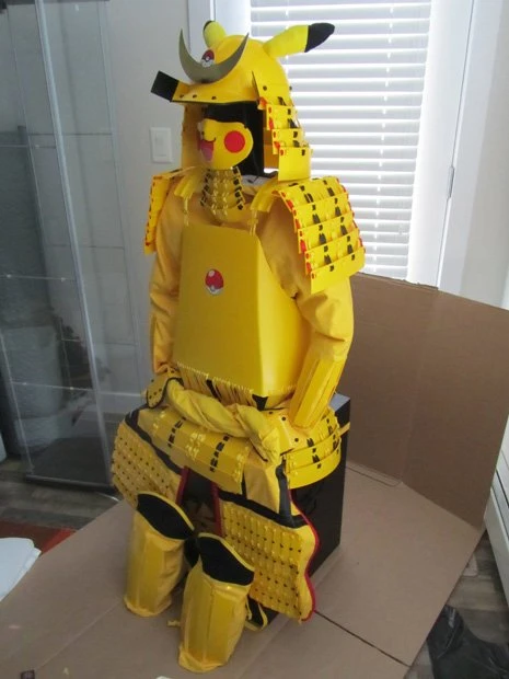 AndihandroさんがdeviantARTに公開した「Pikachu Samurai Armor」 ／ 画像はすべてAndihandroさんのdeviantARTページより