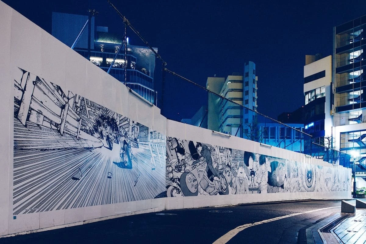 渋谷パルコ「AKIRA ART WALL」が蘇る　ARで浮かび上がるアート作品