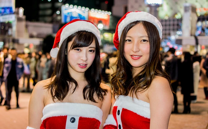 【写真】クリスマスのサンタ女子　渋谷に集まる10代はどんな子？🎅