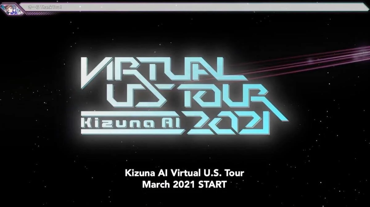 Kizuna AI、北米ツアー開催へ　アメリカ大手エージェントUTAとパートナーシップ