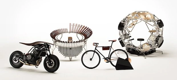 球状のドラムセット！ ヤマハの独創的なバイクや楽器が話題