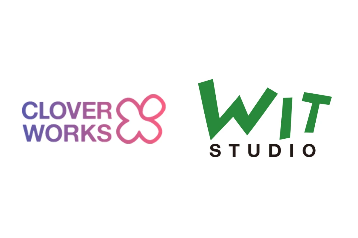 新会社JOENで主軸を担うCloverWorksとWIT STUDIO／画像は各社の公式サイトより