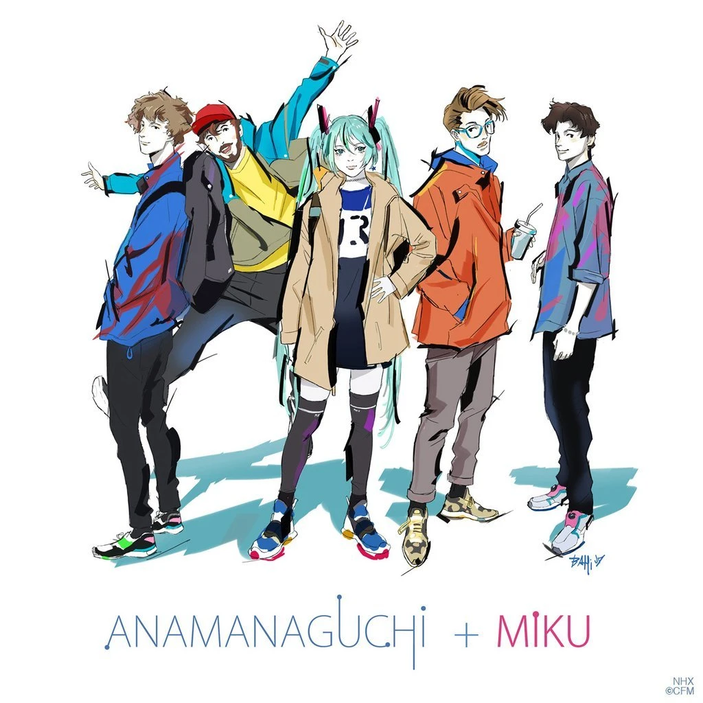 Anamanaguchi「Miku （feat. Hatsune Miku）」BAHI JDさんのTwitter（@bahijd）より
