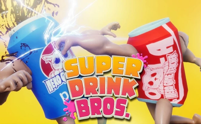 飲み物最強を拳で決める空き缶バトル『SUPER DRINK BROS.』が強烈