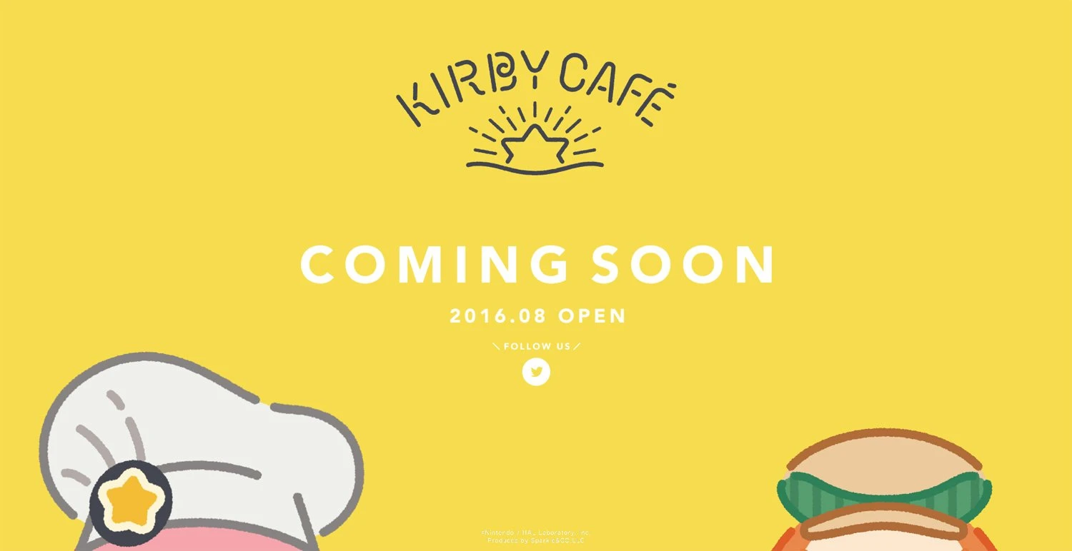 KIRBY CAFÉ ／ カービィカフェ／画像は公式Webサイトのキャプチャ