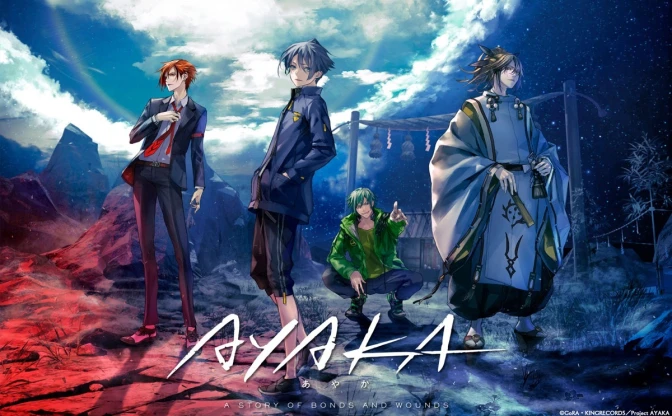 オリジナルアニメ『AYAKA』2023年放送　作家集団GoRA原作、redjuiceキャラ原案