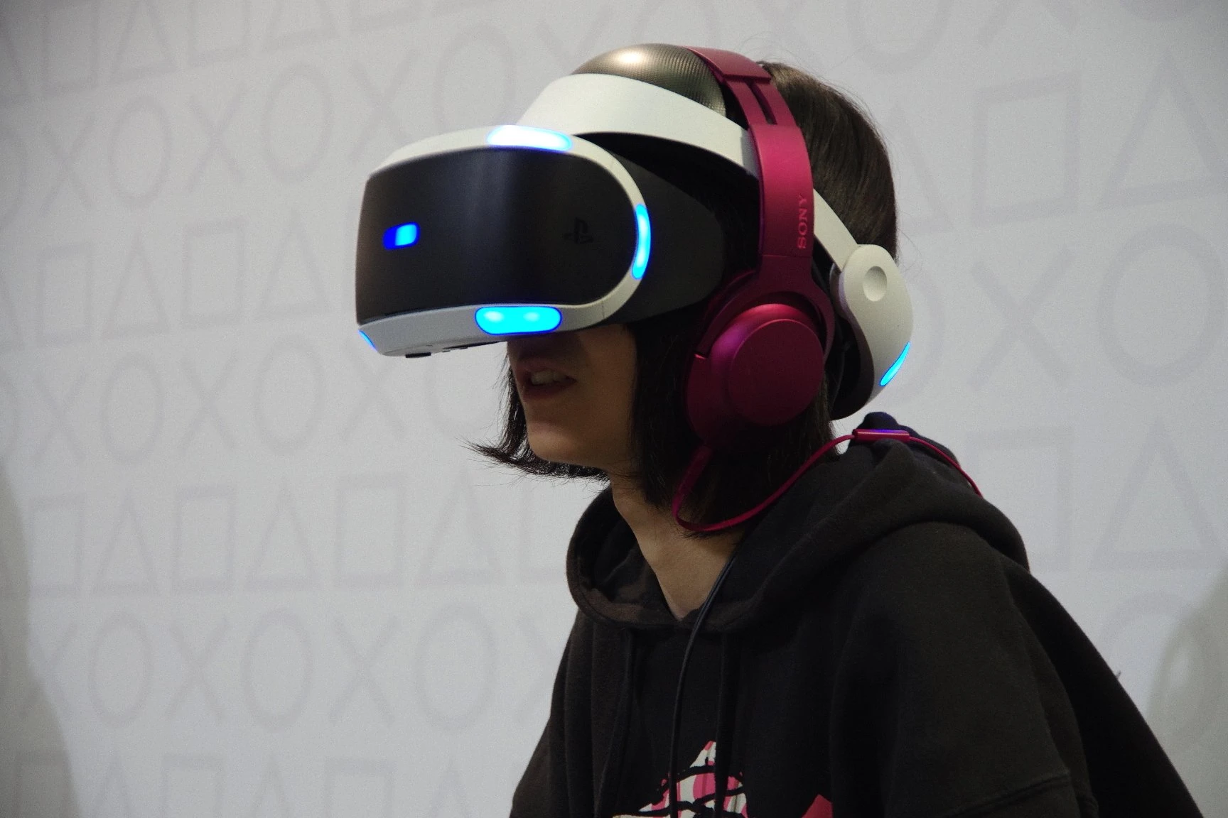 PlayStationブース「PlayStation VR」体験コーナー