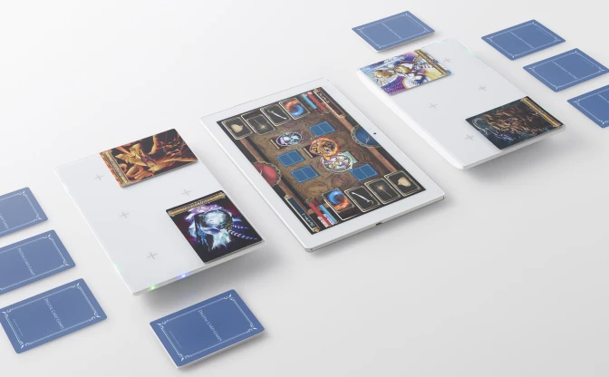 ソニー「Project FIELD」がスマホ連動パッドでカードゲームに新体験を