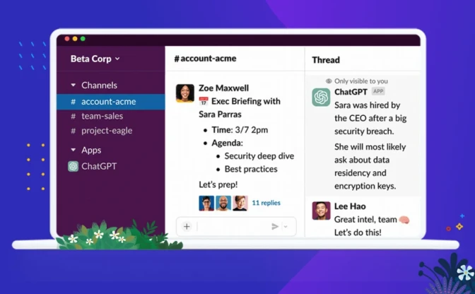 Slack用「ChatGPT」アプリがβリリース　社内会話を要約、話題にすぐ追いつける