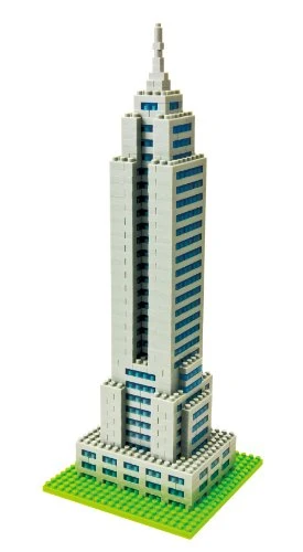 【動画レビュー】世界最小級のブロック『nanoblock』で世界最大級の超高層ビル“エンパイアステートビル”をつくってみた！