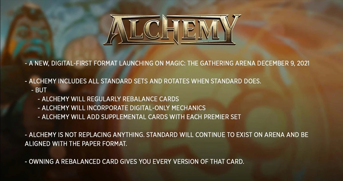 MTG ARENA専用フォーマット「Alchemy」発表　現行カードにバランス調整を適用
