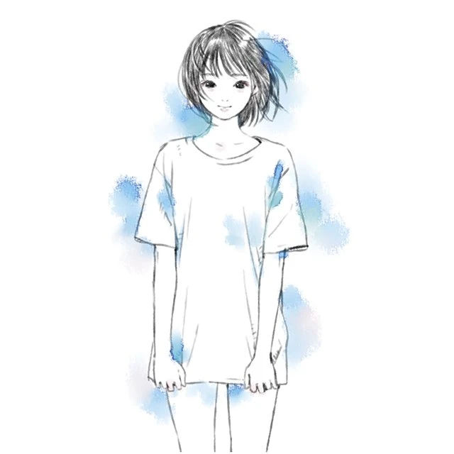 岸田メルさんが描き下ろした「T恋Tシャツ」の理想の女の子