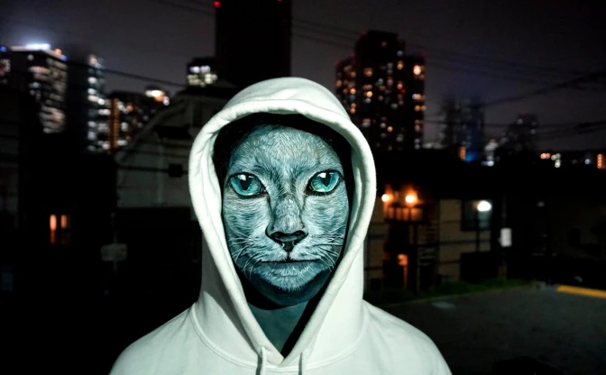 新人ラッパーMotifのMV、チョーヒカルによる猫フェイスペイントの存在感が光る