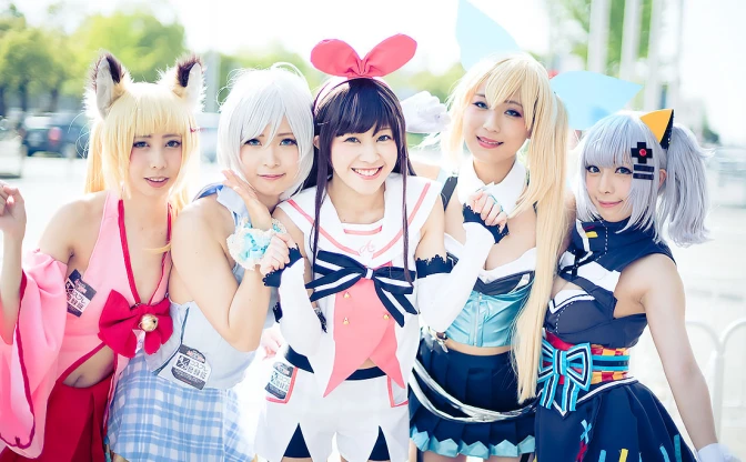 【コスプレ】VTuber四天王、超会議で揃い踏み！ リアルでもかわいい💕