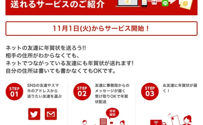 日本郵政、SNS友だちに年賀状を送れるサービス発表　トラブル懸念の声も