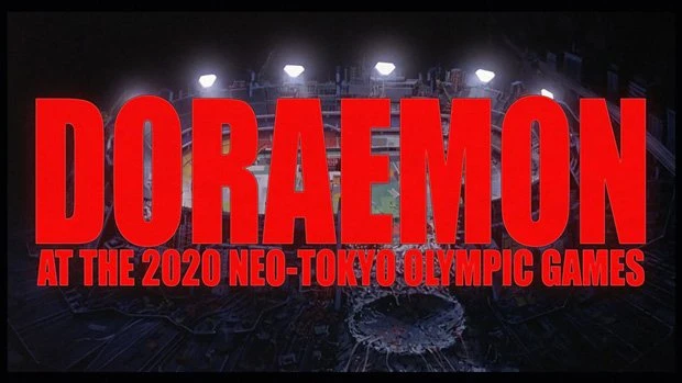 「Doraemon at the 2020 Neo-Tokyo Olympic Games」のタイトルロゴ ／ 画像は全てFacebookページより