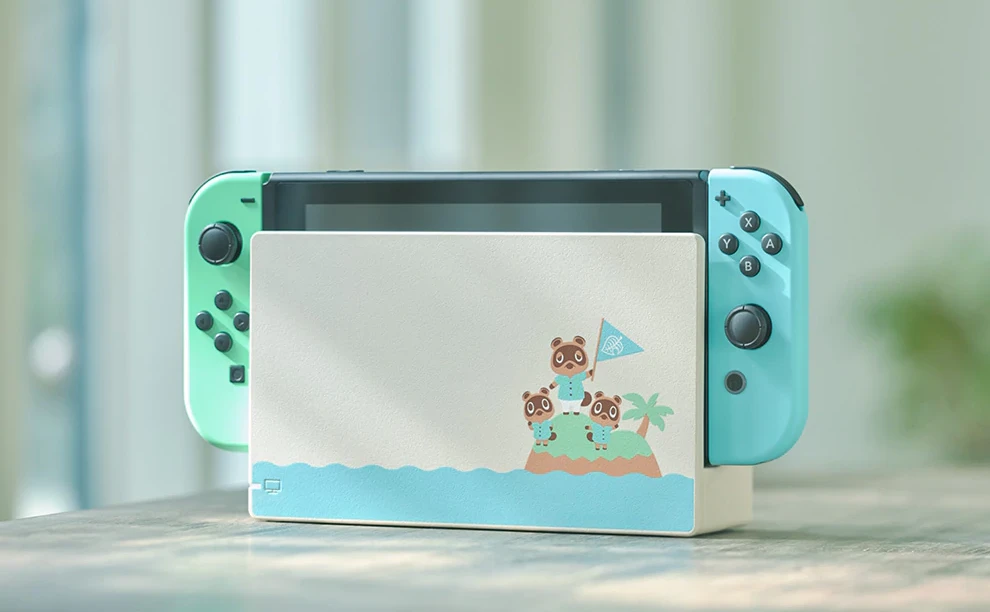 『どうぶつの森』仕様Switchがめちゃかわ！ ドックは別売りの神対応 - KAI-YOU