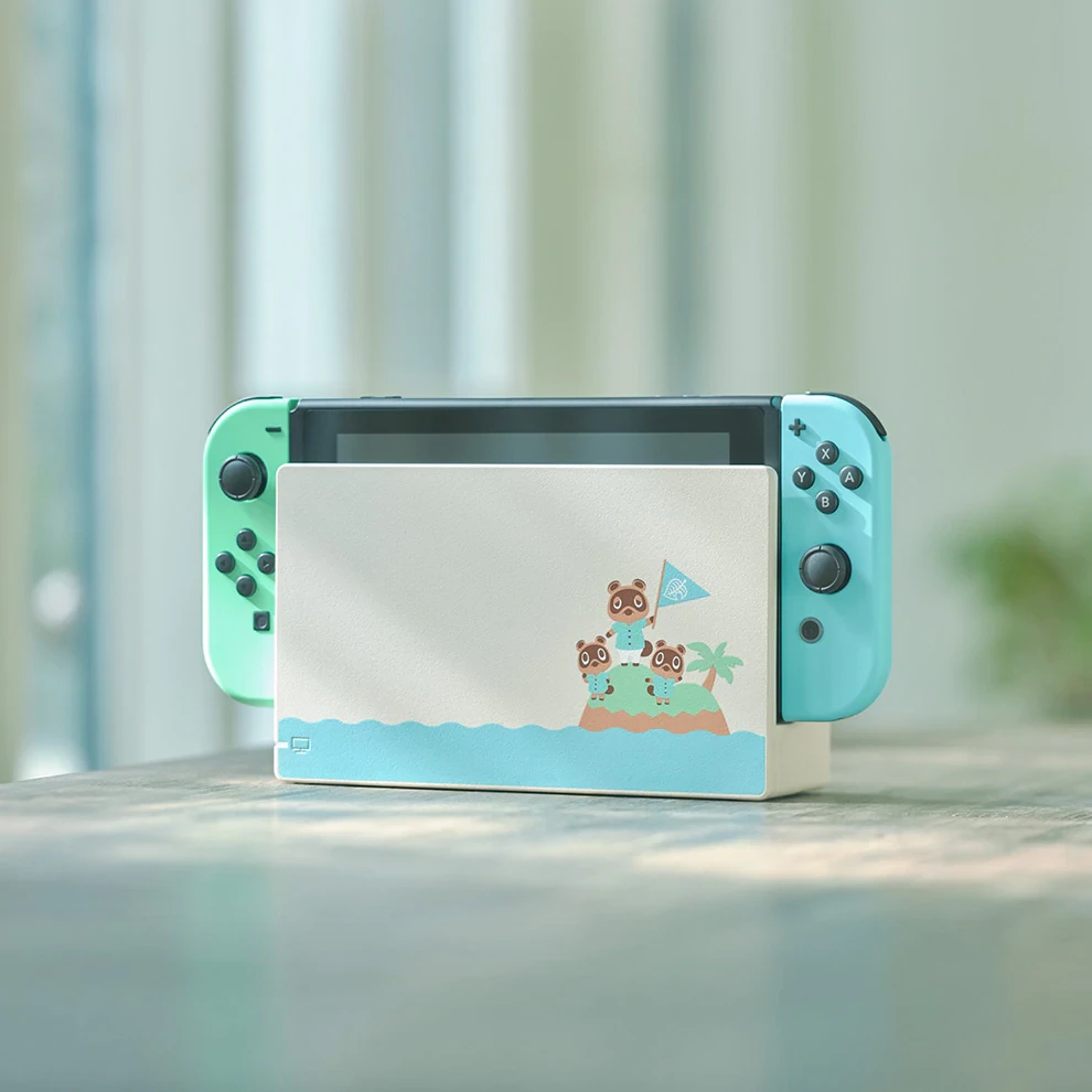 どうぶつの森』仕様Switchがめちゃかわ！ ドックは別売りの神対応 