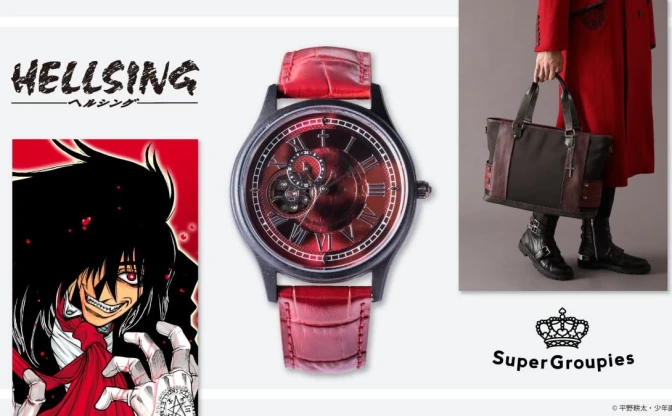 『HELLSING』アーカードをイメージしたコートや腕時計はやっぱり赤い
