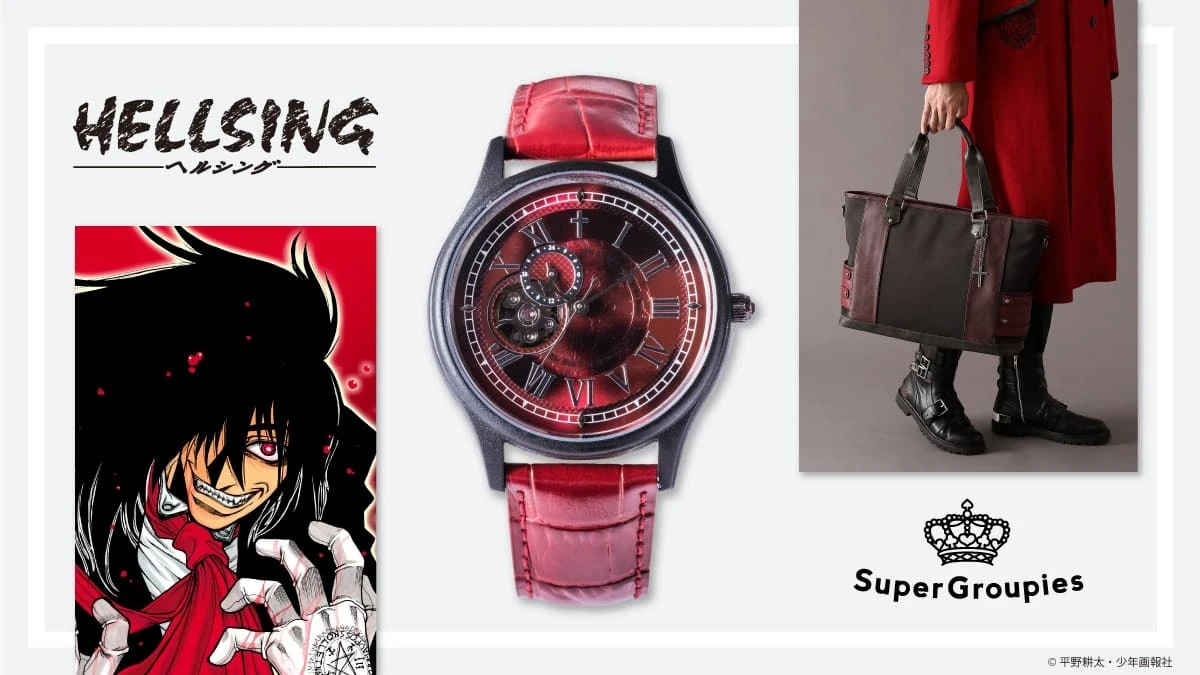 『HELLSING』アーカードをイメージしたコートや腕時計はやっぱり赤い