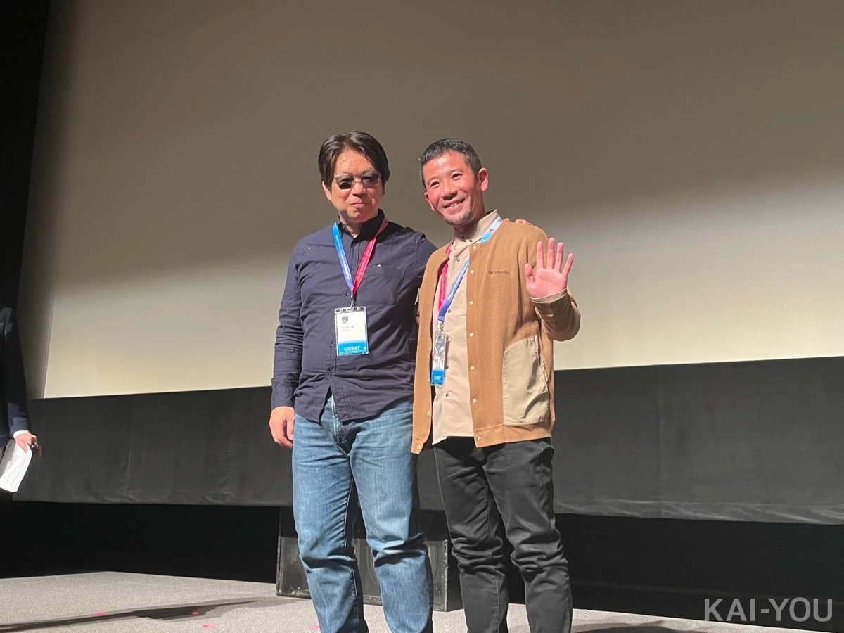 「第1回新潟国際アニメーション映画祭」に登場した渡辺信一郎監督（左）と森田修平監督（右）