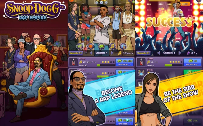 のし上がれ、スヌープ・ドッグと！ モバイルゲーム「Snoop Dogg’s Rap Empire」