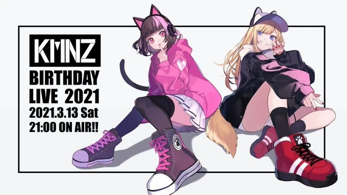 「KMNZ BIRTHDAY LIVE 2021」（イラスト：しゅがお）／画像は「KMNSTREET」Twitterより
