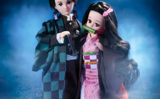 炭治郎と禰󠄀豆子がリカちゃん人形に！ 流行を取り入れ愛され続けて半世紀