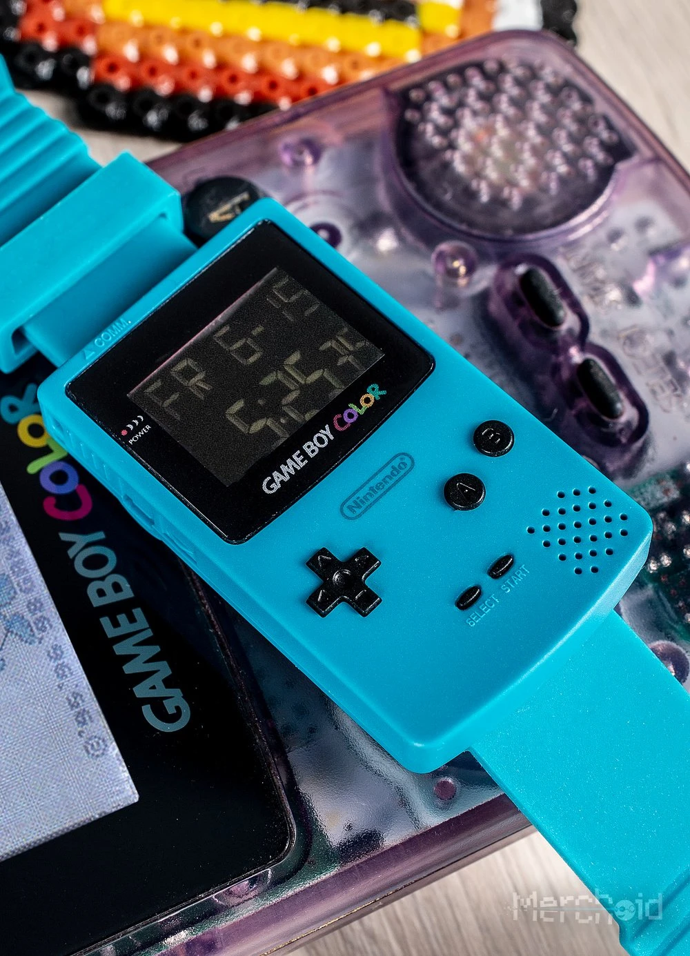 任天堂公認 ゲームボーイカラー型腕時計　超かわいいので両腕に欲しい