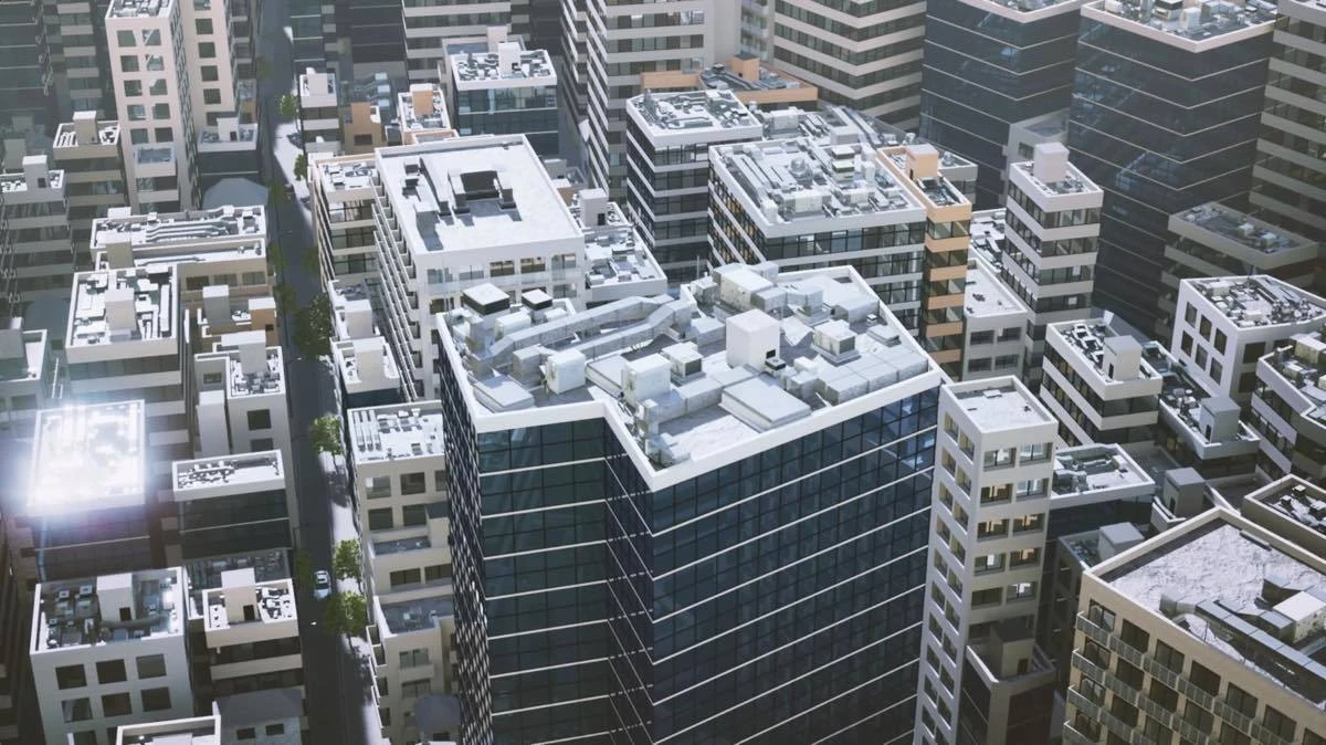 株式会社スペースデータが発表したAIが生成した東京都内の風景