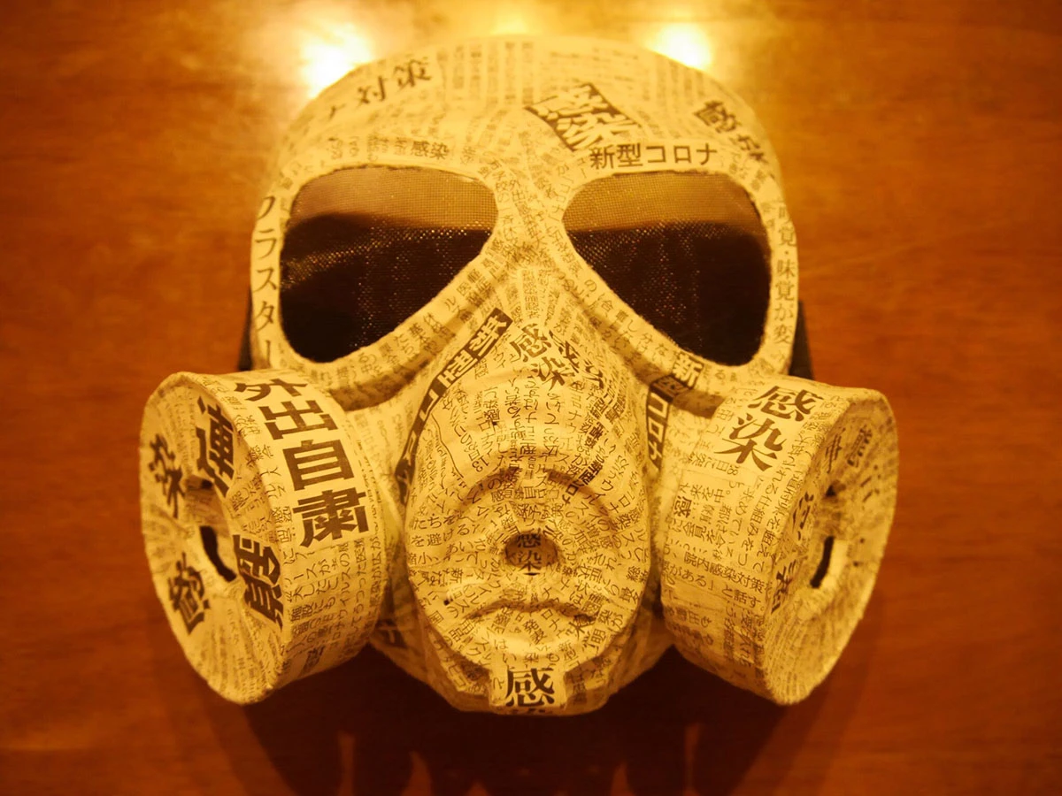 張子のガスマスク／画像はすべてBE-RINさん提供