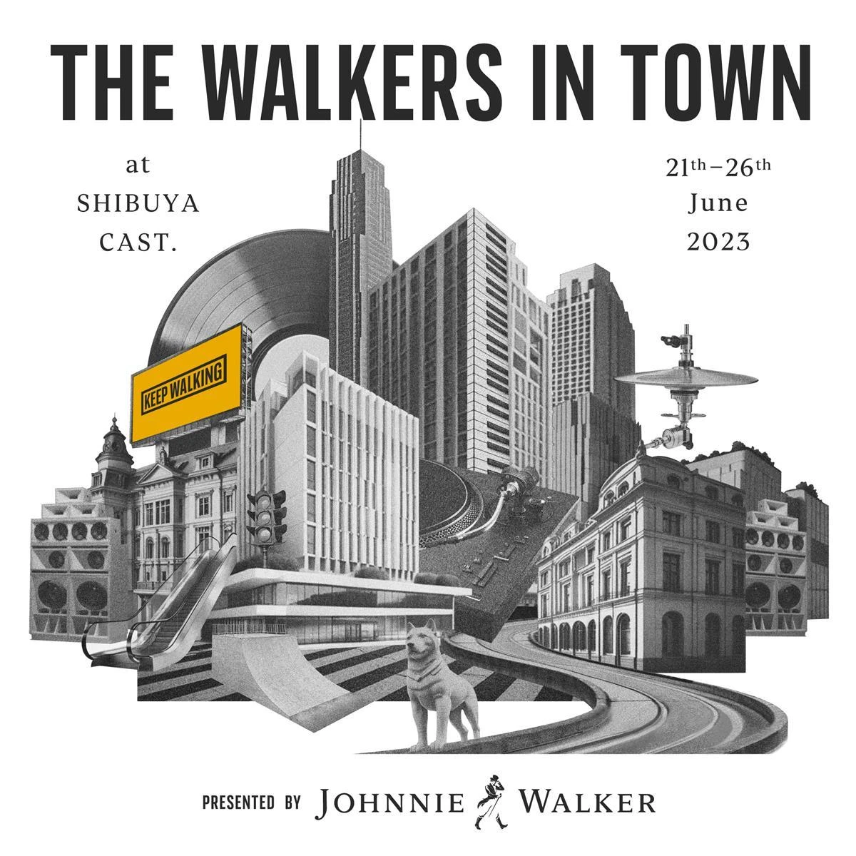 体験型イベント「THE WALKERS IN TOWN presented by JOHNNIE WALKER」