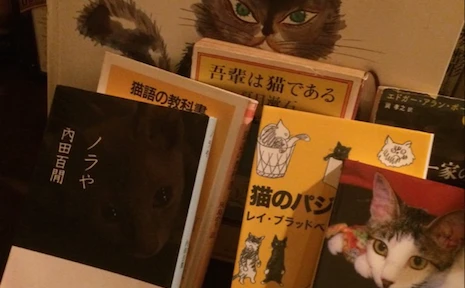 『猫町』などネコ文学が並ぶ ねこ文壇バー「月に吠える」が新宿に