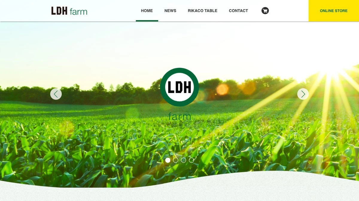 LDH farm／画像は公式サイトのスクリーンショット