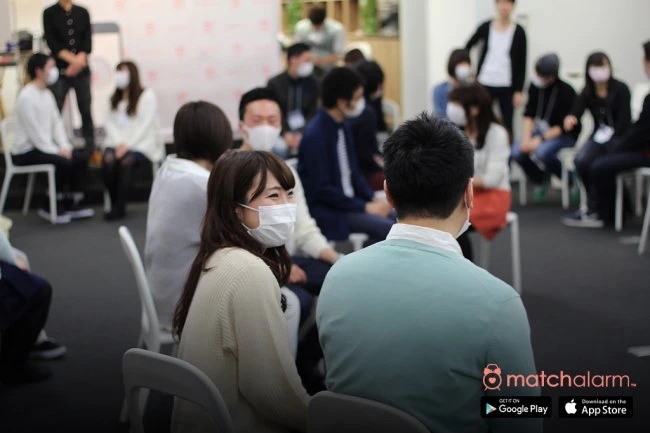 人柄重視の婚活イベント「マスクdeお見合い」 参加者は全員マスク着用
